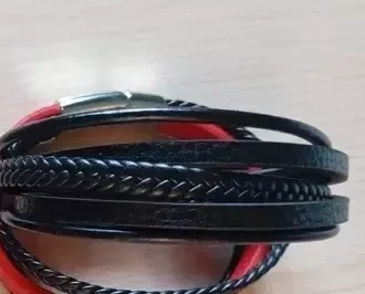 Lot de 3 Bracelets Premium - Cuir Synthétique - Fermoir de Sécurité – photo 4